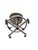 Cramer Company Vintage Cramer Industries Adjustible Height/Back-Rest Industrial Drafting Stool Original Wheels For Sale - Image 4 of 5