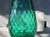 Vintage Green Hand-Blown Art Glass Vase with Textured Surface and Pedestal Base, 1960s For Sale - Image 4 of 13