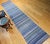 Vintage American Amish Rag Runner is in stripe design and has a very modern design format and can be incorporated into any...