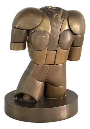 Miguel Berrocal, Torero Sculpture, 1970s, Brass