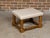 Brown English Oak 1900s Stool with Incised Accents and Custom Upholstery For Sale - Image 8 of 11