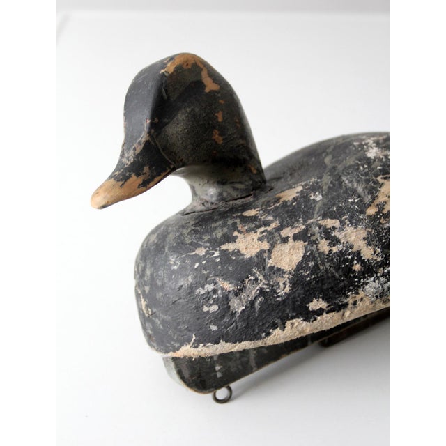 Vintage Signed Folk Art Duck Decoy For Sale - Image 13 of 13