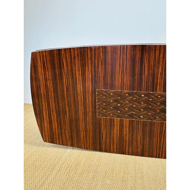 Art Deco Dining Table in Macassar, 1940s For Sale - Image 6 of 13