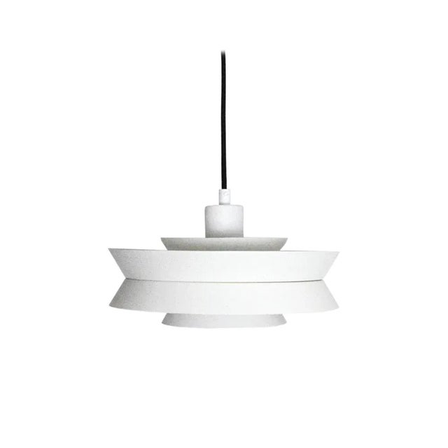 White Trava Pendant Lamp by Carl Thore for Granhaga, Sweden, 1960s For Sale - Image 10 of 10