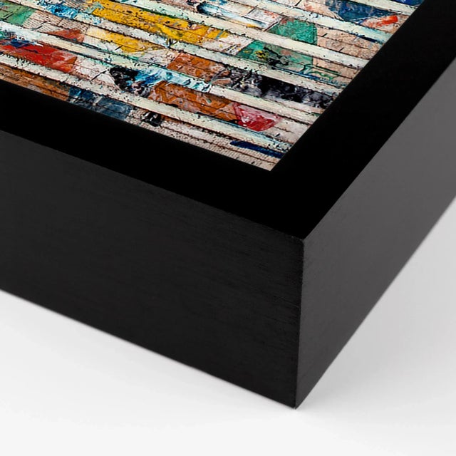 Currents #13-01 by Brad Ellis, Art Print in Black Frame, Small Overall Size: 20x24 Frame Color: Black