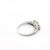 18k White Gold & Three Stone Old European Cut 0.82± Ct Diamond Ring For Sale - Image 14 of 15