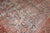 Large size early 20th century antique Persian Mahal rug with an all-over large scale geometric design on a worn blue...