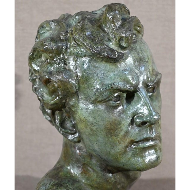A.Ouline, Jean Mermoz, Early 20th Century, Bronze For Sale - Image 12 of 18