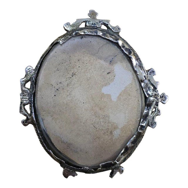 Late 18th Century Antique Reliquary in Silver, 1780 For Sale - Image 5 of 8