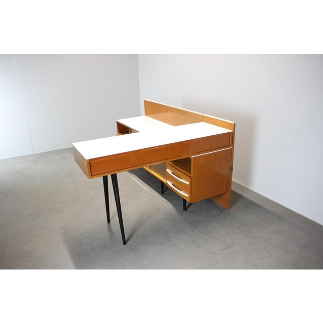 Mid-Century Modular Desk and Storage Unit attributed to Mojmír Požár for Up Závody, 1960s, Set of 3 For Sale - Image 13 of 17