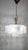 1930s Antique Brass Lead Crystal Three-Light Chandelier, 1930s For Sale - Image 5 of 11