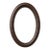 1930 Oval Wood Picture Frame Surround 24" Faux Tortoise Shell, Old World Portrait Display For Sale