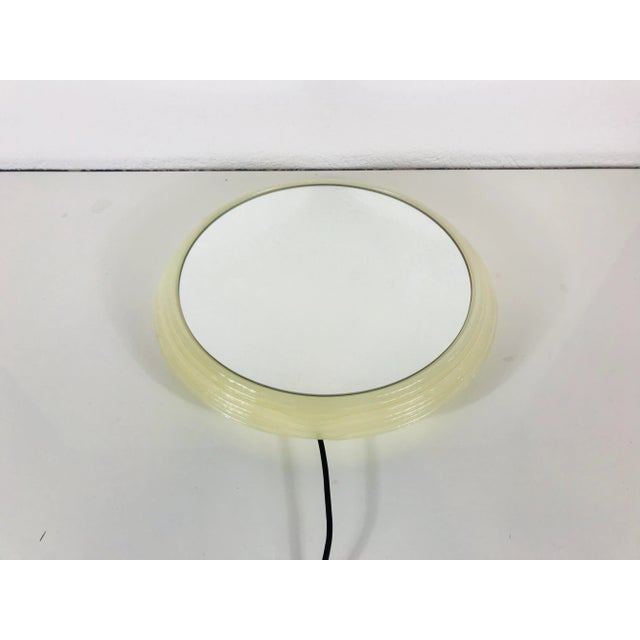 Beige Illuminated Wall Mirror from Hillebrand, 1960s For Sale - Image 8 of 8