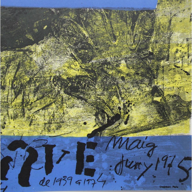 1970s Lithographic Poster by Antoni Clavé for the Gaspar Gallery, Barcelona, 1975 For Sale - Image 5 of 6