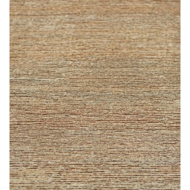 Modern Handwoven Flatweave Hemp Rug 8x10 For Sale - Image 3 of 8