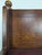 Art Deco Brasserie Bench in Oak and Burl Wood with Burgundy Imitation Leather Seat, 1930s For Sale - Image 12 of 13