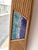 Tan Contemporary Asymmetrical Mirror Rattan Marquetry and Enamel Metal. Italy For Sale - Image 8 of 12