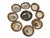 Carved Agate Bowls, 1970s, Set of 9 For Sale - Image 6 of 13