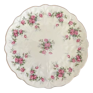 Vintage English Bone China Decorative Dessert Plate