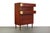 Mid-Century Modern Six Drawer Teak Tall Dresser Chest Made in Denmark by Munch Slagelse For Sale - Image 3 of 6