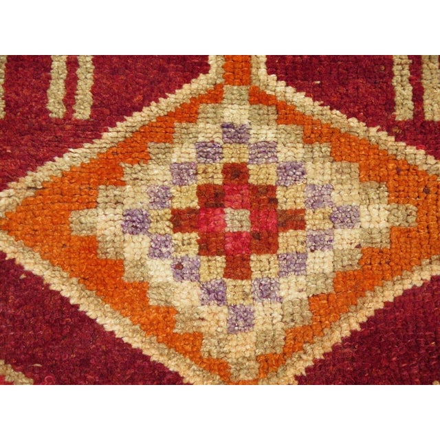 Textile Vintage Turkish Handknotted Runner Rug - 34"x144" For Sale - Image 7 of 10