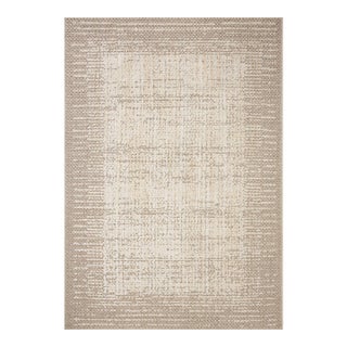 Amber Lewis x Loloi Bexley Rug in Natural / Taupe 4'-0" x 6'-0" Accent Rug For Sale