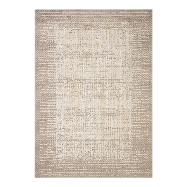 Amber Lewis x Loloi Bexley Rug in Natural / Taupe 4'-0" x 6'-0" Accent Rug For Sale