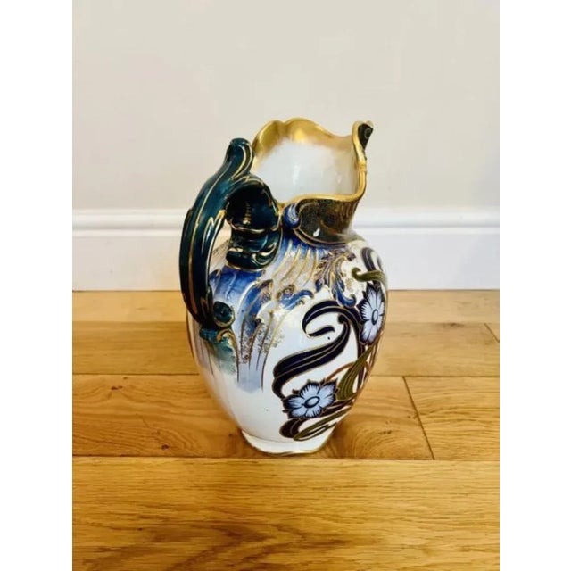 Mid 19th Century Antique Victorian Jug and Bowl Set from Doulton Burslem, 1860, Set of 7 For Sale - Image 5 of 12