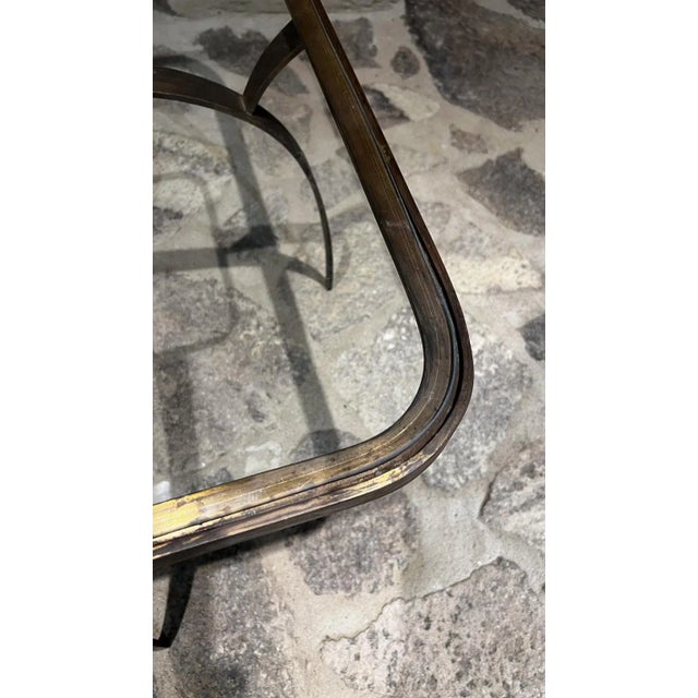 Metal 1950s Sculptural Bronze Coffee Side Table Arturo Pani Mexico City For Sale - Image 7 of 10