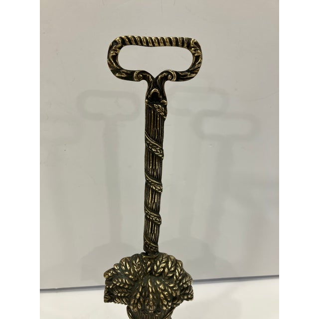 George 111 Period Brass Doorstop For Sale - Image 4 of 6