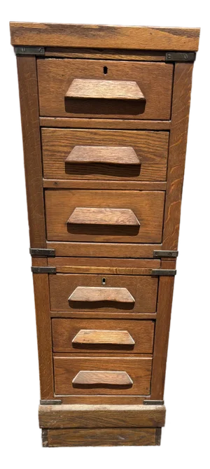 Oak Filing Cabinet