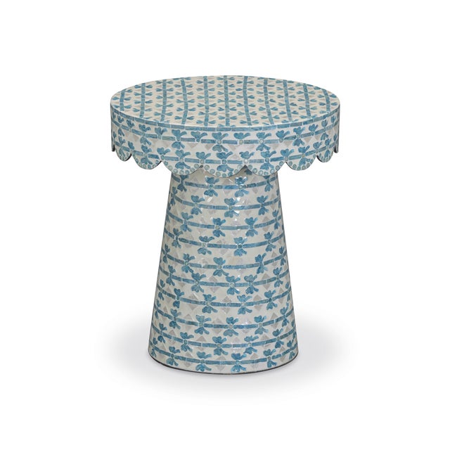 The Lady Side Table brings a little magic to your space with its handcrafted shell exterior, each piece placed and...