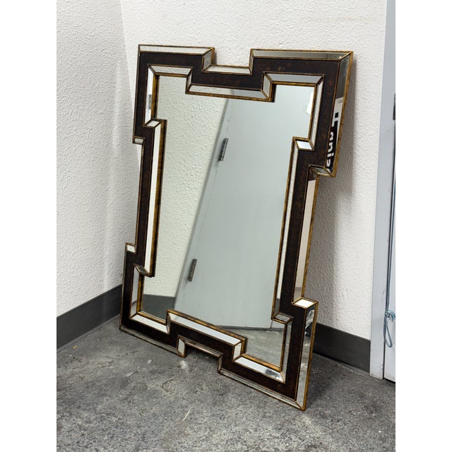 Art Deco Revival Style Custom Design Wall Mirror For Sale In San Francisco - Image 6 of 12