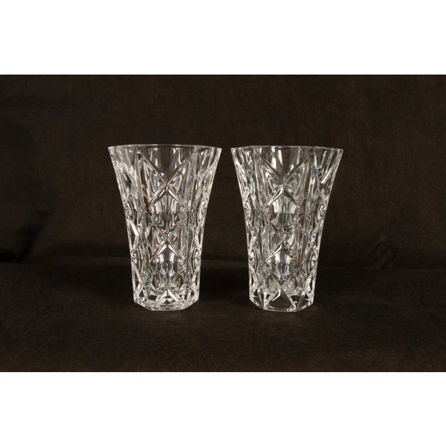 1940s Bohemian Lead Crystal Vases, 1940s, Set of 10 For Sale - Image 5 of 13
