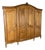 Vintage French Louis XVI Style Carved Oak 4-Door Armoire For Sale