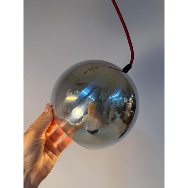 Chrome Topan Globe Lamp from Verner Panton For Sale - Image 5 of 11