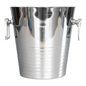 1930s Art Deco French Chrome Champagne Ice Bucket Wine Cooler