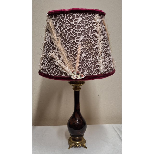 Antique Table Lamp by Lamplove, 1890s, in Very Good conditions. Designed 1890 to 1919 European Plug (up to 250V).The...