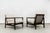 A pair of B7522 club armchairs, designed by Zenon Bączyk, manufactured in Poland in the 1960s. The vintage club armchairs,...
