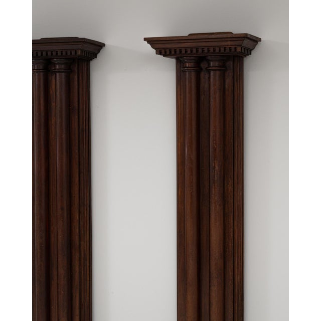 19th Century French Wooden Columns With Original Patina - A Pair For Sale - Image 4 of 18