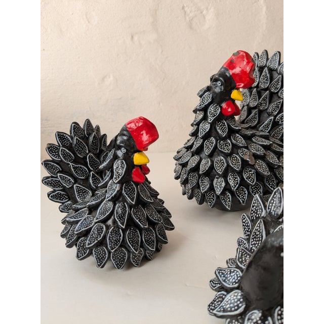 Set of 7 South American Clay Folk Art Chickens – Hand-Painted Add charm and cultural flair to your decor with this...