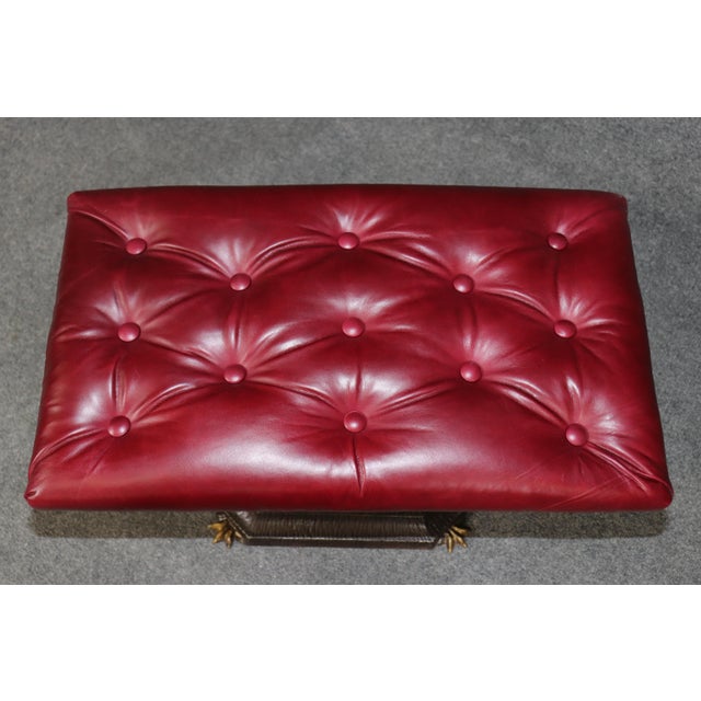 French Rare Pair of Cast Iron Upholstered Wrought Iron Sword & Scabbard Stools Benches For Sale - Image 3 of 10