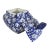 Chinese Blue and White Chinoiserie Earthenware Jar With Lid For Sale - Image 3 of 7