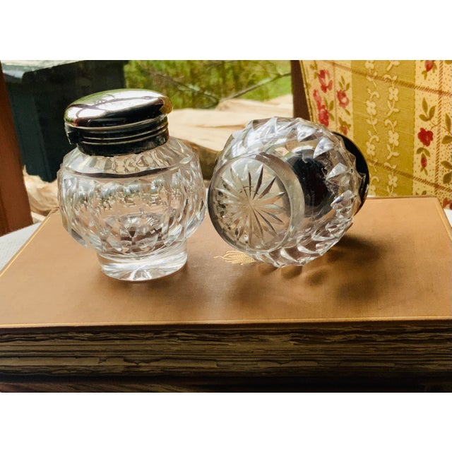 English Neoclassical Silverplate Inkwell & Inkstand ,c.1900 For Sale - Image 6 of 16