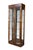 Mid-Century Modern Mid Century Henredon Scene One Oak Campaign Curio Display Cabinet Vitrine 1979 For Sale - Image 3 of 18