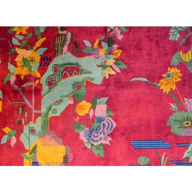 Chinese Art Deco Rug For Sale - Image 9 of 12