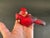 Glass Red Cardinal Bird Glass Christmas Ornament For Sale - Image 7 of 10