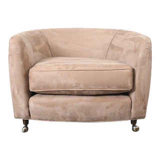 Mid Century Tub Chair in the Manner of Milo Baughman For Sale