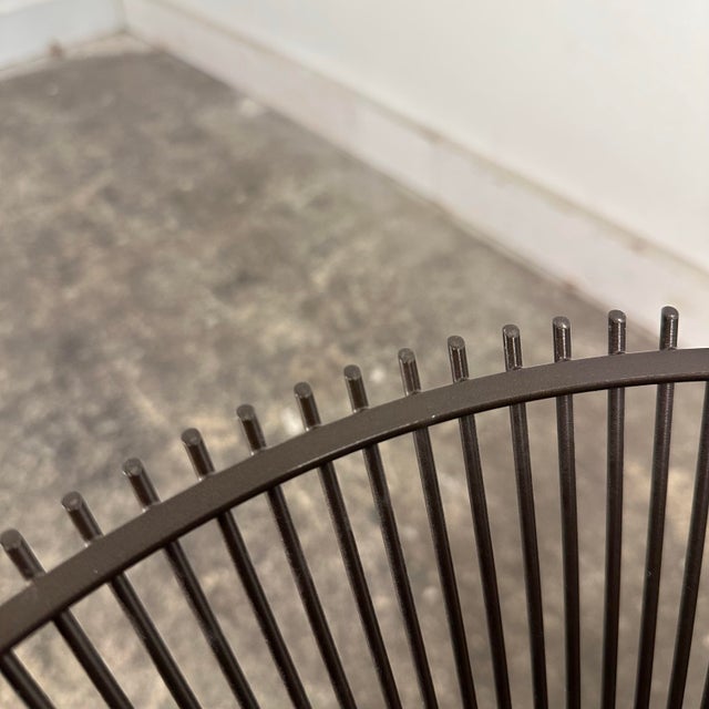 Metal Warren Platner for Knoll Bronze Side Table For Sale - Image 7 of 12