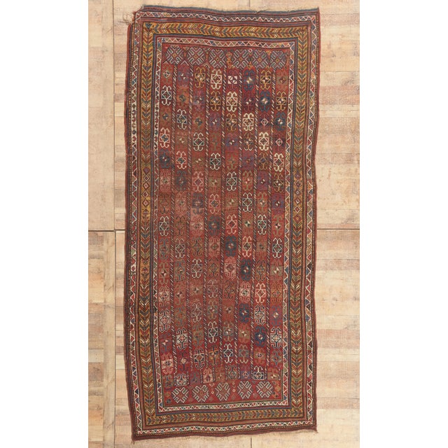 Antique Afghan Bashir Rug, 05'07 X 12'06 For Sale - Image 10 of 10